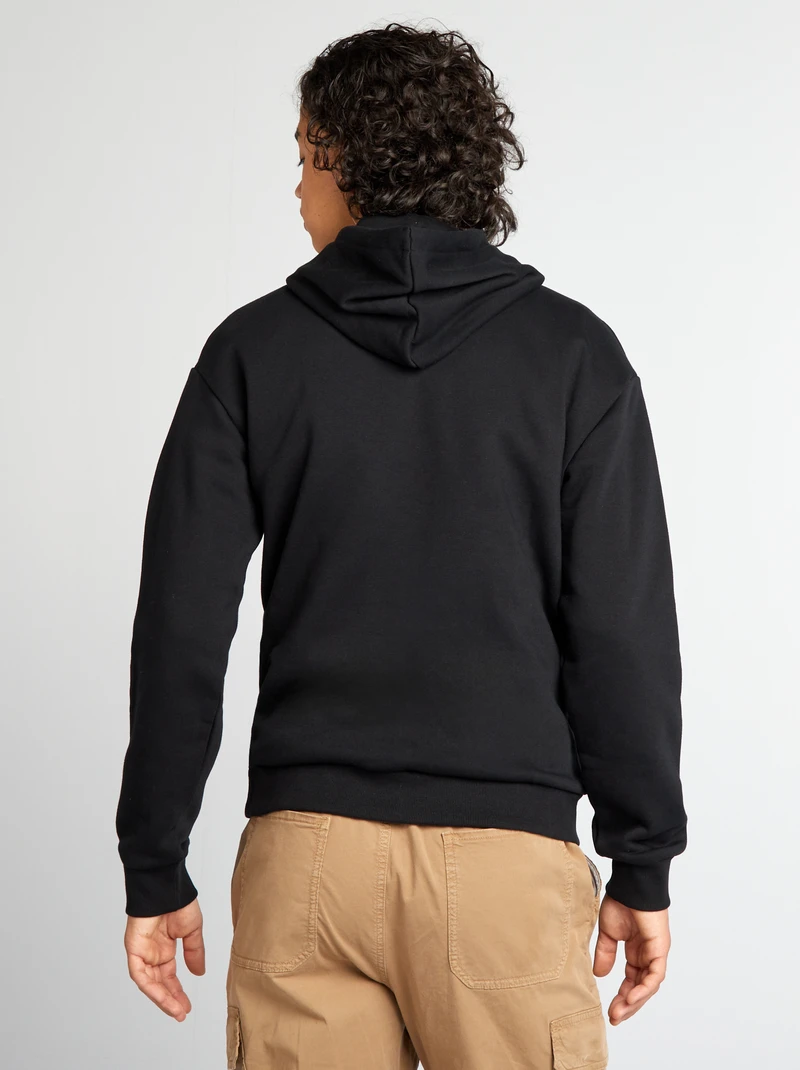 hooded fleece sweatshirt